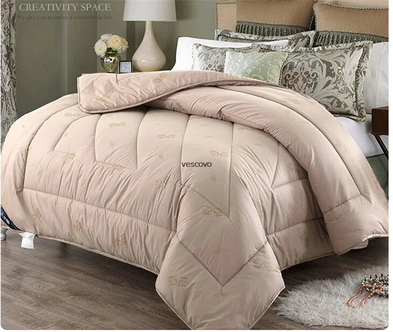 らくだ毛入り キルト掛け布団(通年/軽暖)