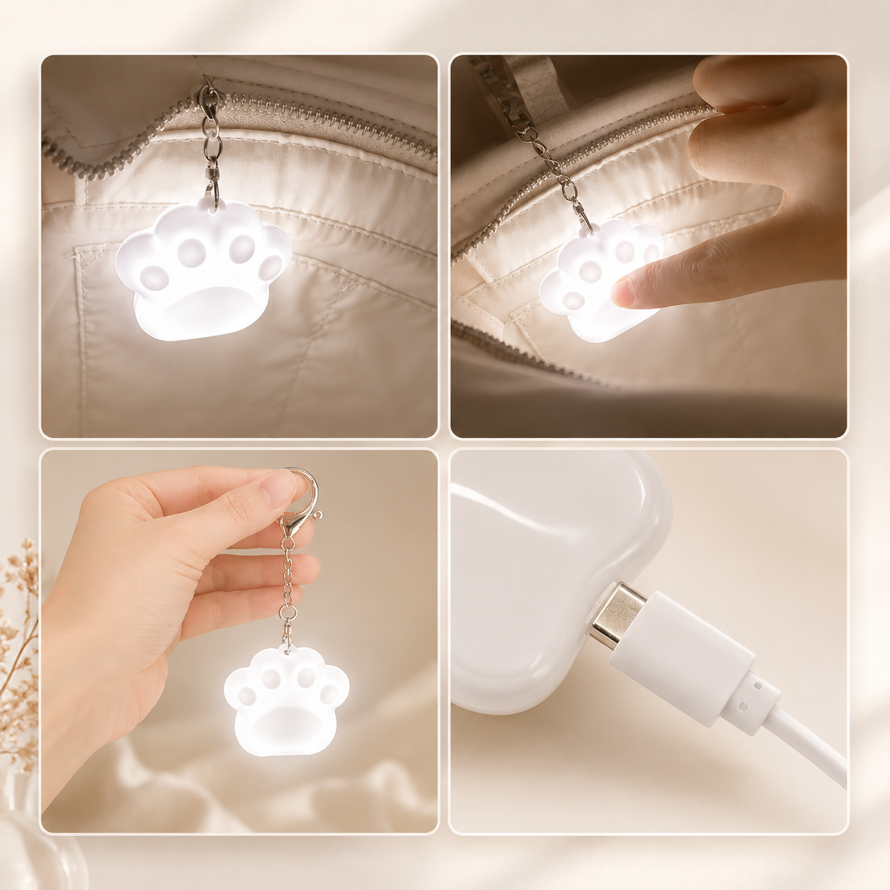 Paw Glow™ パウグロー｜肉球ミニライトチャーム