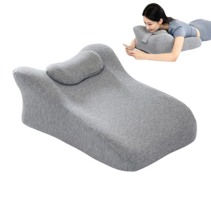 うつぶせ休息まくら（低反発フォーム／洗えるカバー）