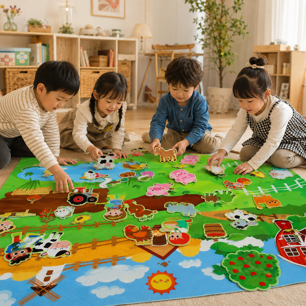 ちいさな牧場フェルトボード