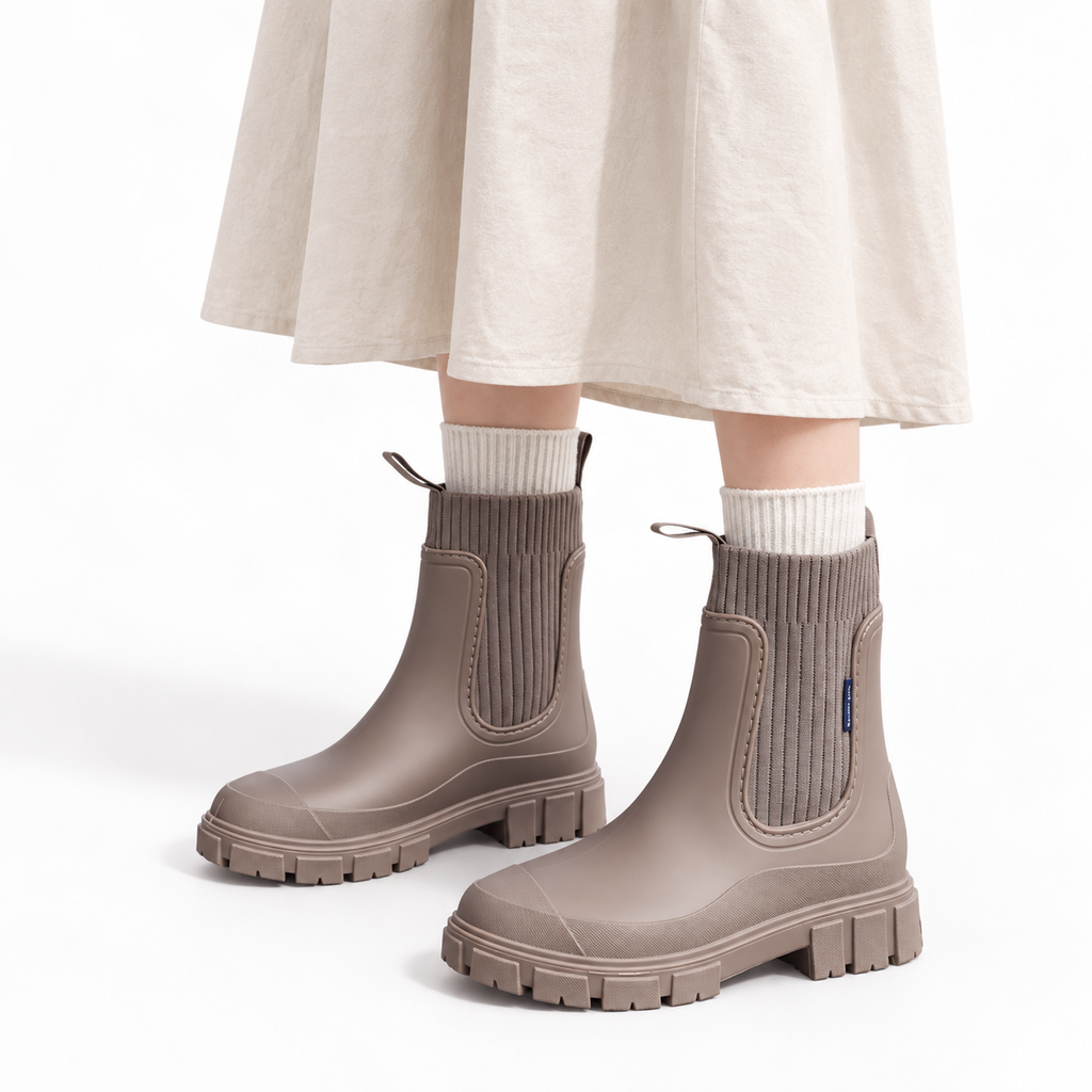 ANNA™ 雨の日用防水ショートブーツ