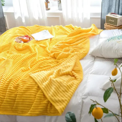 ミルクタッチ フリースブランケット（単層）