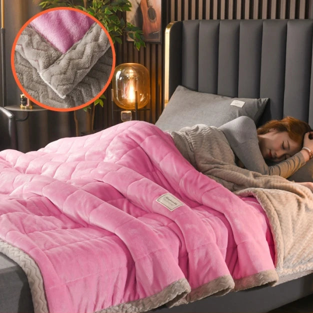 三層ふわとろ フランネルブランケット