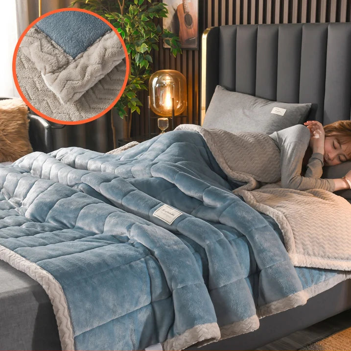 三層ふわとろ フランネルブランケット