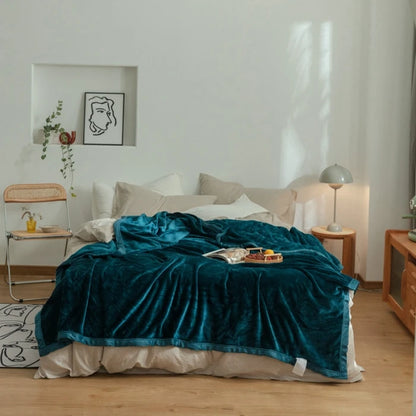 つややか厚手フランネルブランケット（無地 1.8kg）