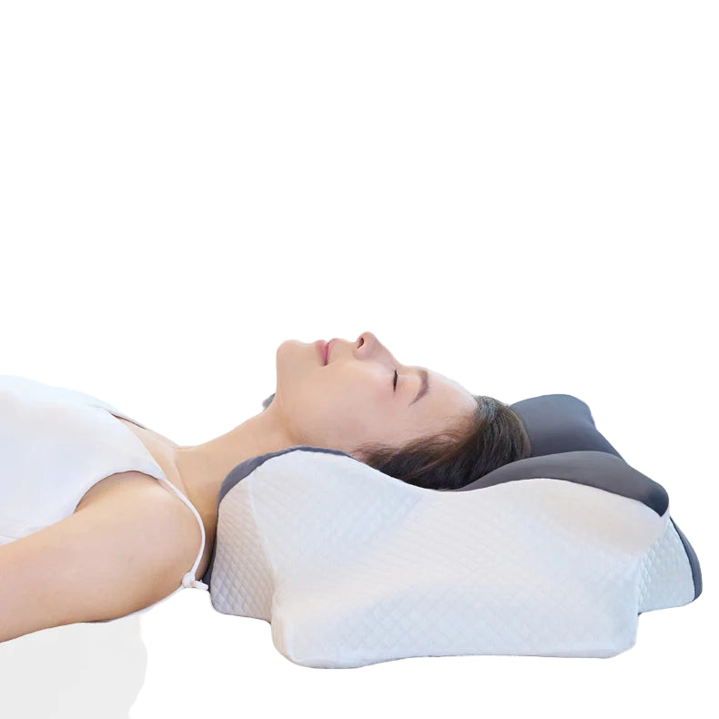 バタフライ形状 低反発コンター枕（首・肩サポート）