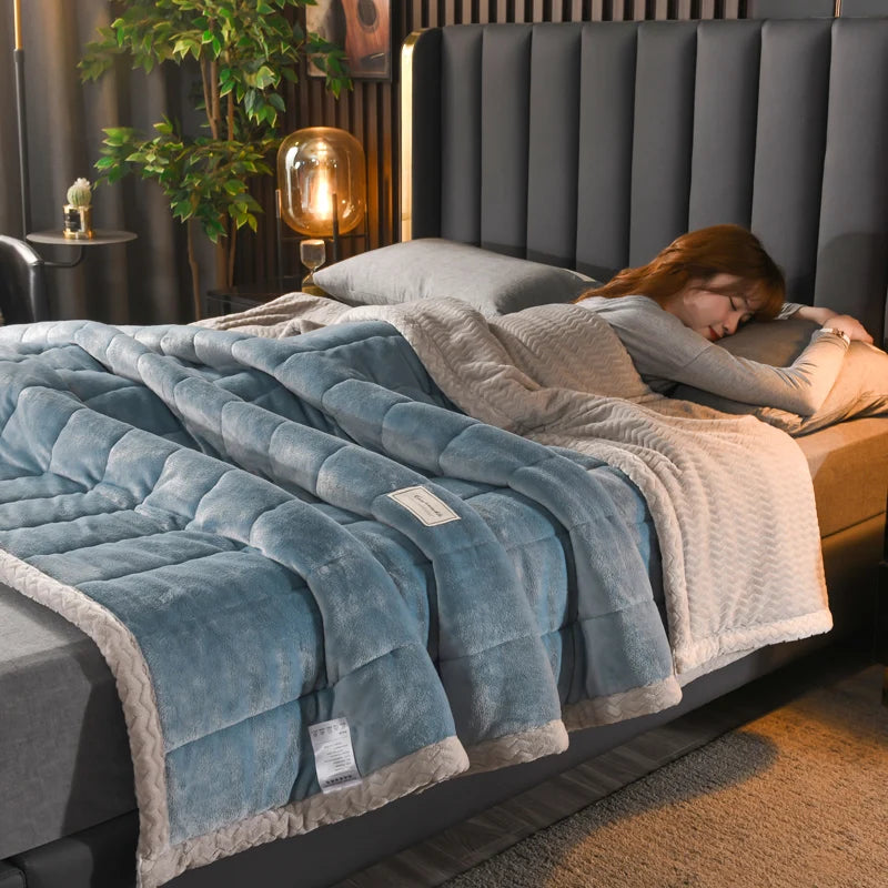 三層ふわとろ フランネルブランケット