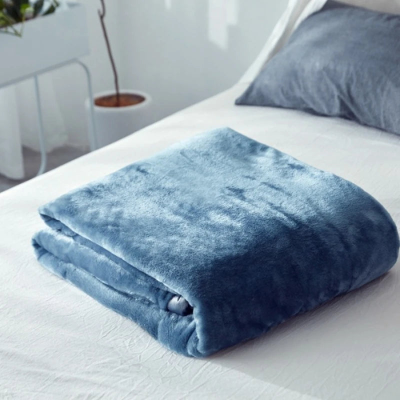 つややか厚手フランネルブランケット（無地 1.8kg）