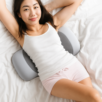 就寝用 低反発 腰サポートまくら